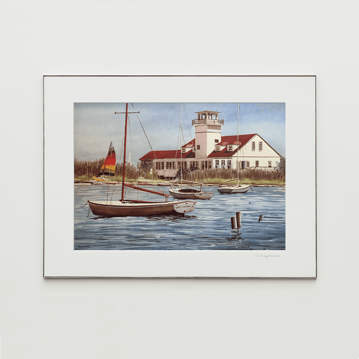 THE SUMMER CLUB, watercolor print by Christy Edwards